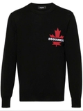 DSQUARED2 intarsia-logo wool jumper