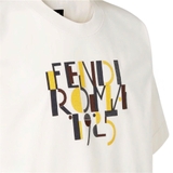 FENDI White cotton T-shirt