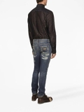 Dolce & Gabbana ripped-detailing skinny jeans