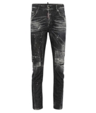Dsquared2 Black Tidy Biker Denim