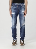 DSQUARED2 blue distressed skinny jeans
