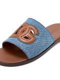 Dolce & Gabbana DG light denim sandals