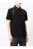 ALEXANDER MCQUEEN Harness Polo Shirt Black