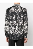ALEXANDER MCQUEEN Logo stamp harness-strap cotton shirt