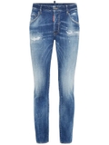 DSQUARED2 distressed tapered-leg trousers