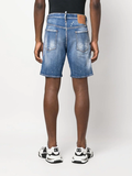 Dsquared2 distressed denim shorts