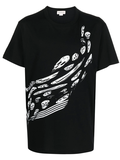 Alexander McQueen skeleton-print short-sleeved T-shirt