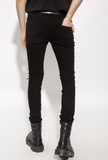 AMIRI Black Skinny Jean With Patterned Inserts