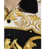 Versace pattern polo shirt