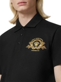 Versace Coupe Blason embroidered polo shirt