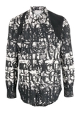 ALEXANDER MCQUEEN Logo stamp harness-strap cotton shirt