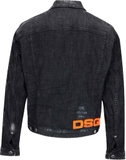 DSQUARED BLACK JEANS JACKET