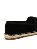 DOLCE & GABBANA  Crown logo velvety espadrilles