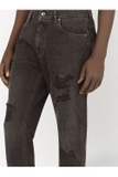 DOLCE & GABBANA Vintaged Plaque Jeans