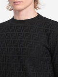 FENDI FF-pattern cotton sweater