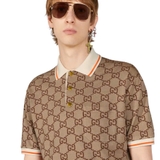 Gucci GG monogram polo shirt