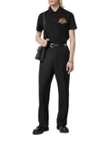 Versace Coupe Blason embroidered polo shirt