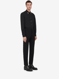 Alexander McQueen Dragonfly Embroidery Shirt in Black