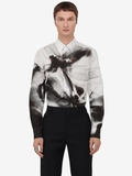 Alexander McQueen Dragonfly Shadow-print cotton shirt