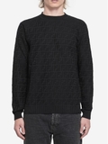FENDI FF-pattern cotton sweater