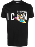 Dsquared2 Icon graphic-print T-shirt - Black