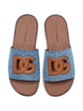 Dolce & Gabbana DG light denim sandals