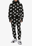 DOLCE & GABBANA LOGO-PRINTED TRACK PANTS