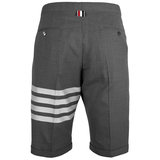 THOM BROWNE Men Plain Weave Suiting Shorts