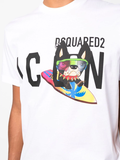 Dsquared2 Icon graphic-print T-shirt - white