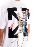 OFF-WHITE  Pascal Skeleton cotton T-shirt