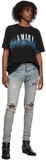 AMIRI Blue Plaid MX1 Jeans