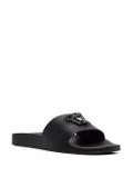 VERSACE BLACK Flip Flops & Slides