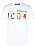 Dsquared2 logo-print short-sleeved T-shirt - white