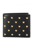 VERSACE Medusa Stud Leather Bifold Wallet