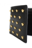 VERSACE Medusa Stud Leather Bifold Wallet