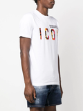 Dsquared2 logo-print short-sleeved T-shirt - white