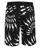Neil Barrett CRAZY BOLTS LOOSE Shorts - Black