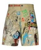 SHORT DSQUARED PRINT MIX COLOR