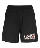 SHORT DSQUARED ICONS LOGO - BLACK