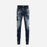 DSQUARED2 NAVY BLUE ‘COOL GUY’ JEANS
