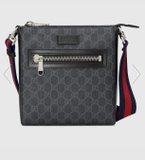 Black GG Small Messenger Bag