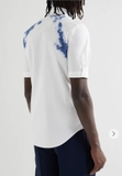 ALEXANDER MCQUEEN Button-Down Collar Printed Cotton-Poplin Shirt