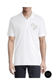 Alexander McQueen Embellished Logo Short-Sleeved Polo Shirt