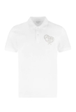 Alexander McQueen Embellished Logo Short-Sleeved Polo Shirt