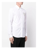 Men's Crystal-Embellished Logo Shirt