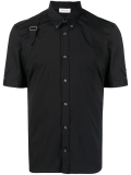 Alexander McQueen Black Harness Short Sleeve Shirt