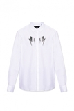 NEIL BARRETT NEIL BARRETT WHITE PRINTED SHIRT