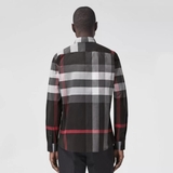 Burberry Check Stretch Cotton Poplin Shirt