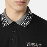 Versace La Greca Accent Polo