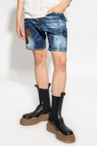 DSQUARED2 DSQUARED2 NAVY BLUE ‘MARINE’ DENIM SHORTS